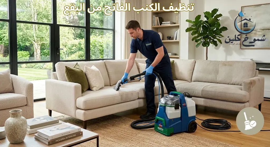 طريقة تنظيف الكنب الفاتح من البقع